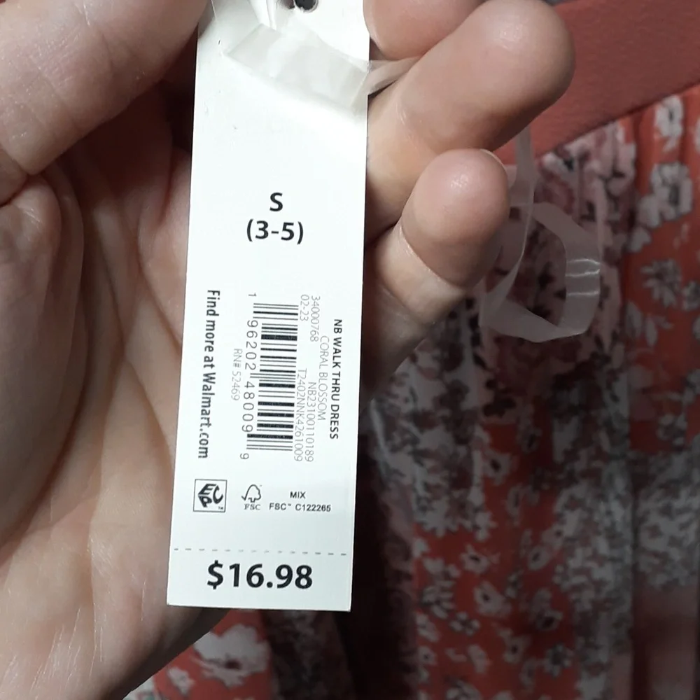 NWT No Boundaries Romper Walk Thru Dress, Size S (3-5) - Picture 6 of 8